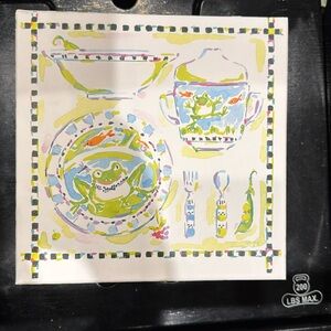 Mackenzie-Childs toddler dinnerware set